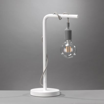 ONLI - Stalinis šviestuvas WIRE 1xE27/15W/230V 50 cm pilka/balta