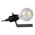 ONLI - Stalinis šviestuvas WIRE 1xE27/15W/230V 9 cm juoda