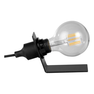 ONLI - Stalinis šviestuvas WIRE 1xE27/15W/230V 9 cm juoda