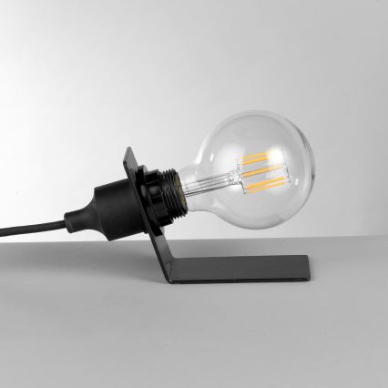ONLI - Stalinis šviestuvas WIRE 1xE27/15W/230V 9 cm juoda