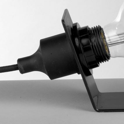 ONLI - Stalinis šviestuvas WIRE 1xE27/15W/230V 9 cm juoda