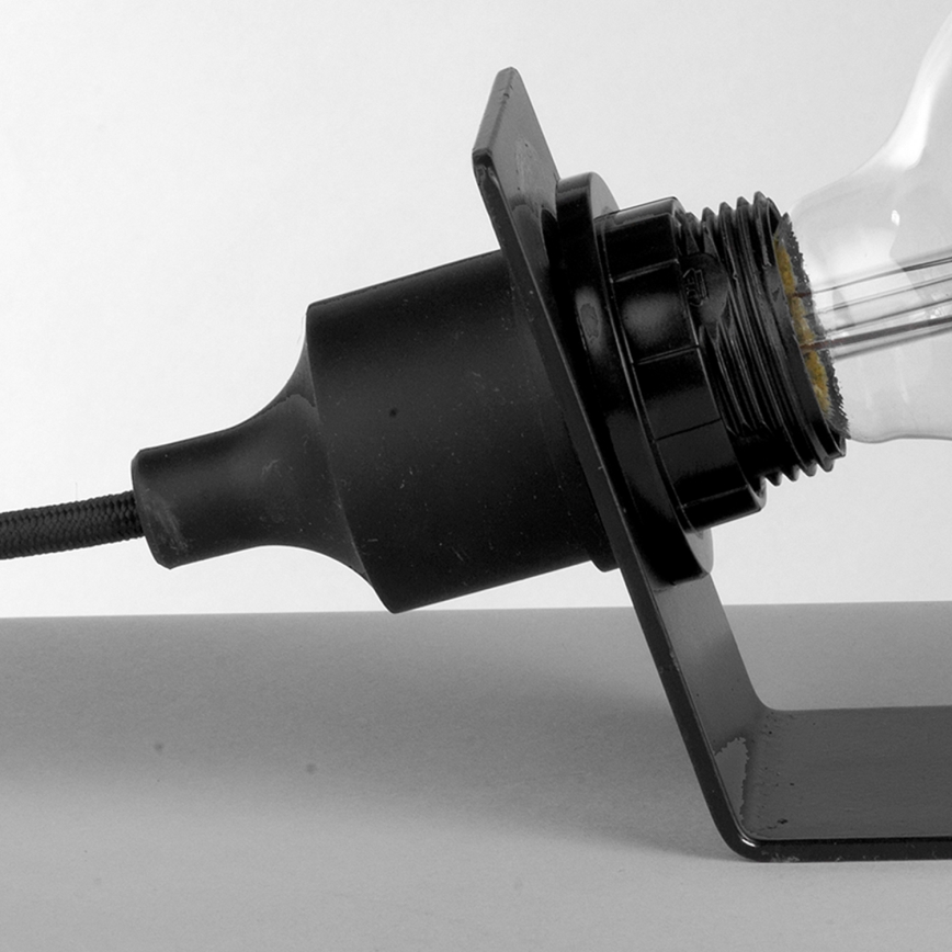 ONLI - Stalinis šviestuvas WIRE 1xE27/15W/230V 9 cm juoda