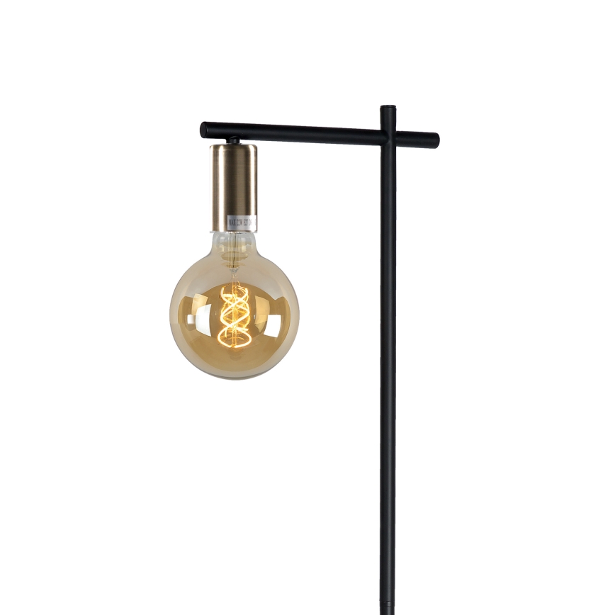 ONLI - Toršeras CROSS 1xE27/22W/230V juoda/žalvaris
