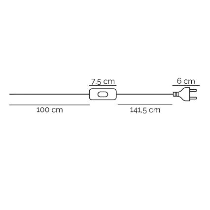 ONLI - Toršeras TITILLA 1xE27/22W/230V violetinė/balta