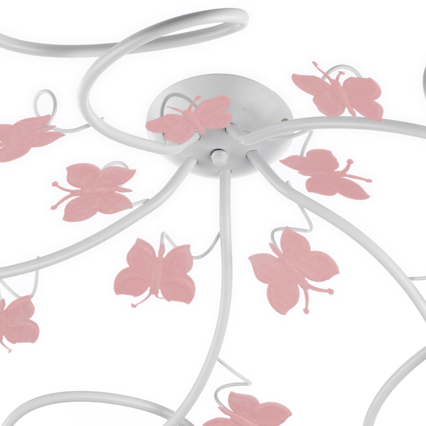 ONLI - Tvirtinamas vaikiškas sietynas BUTTERFLY 5xE14/6W/230V