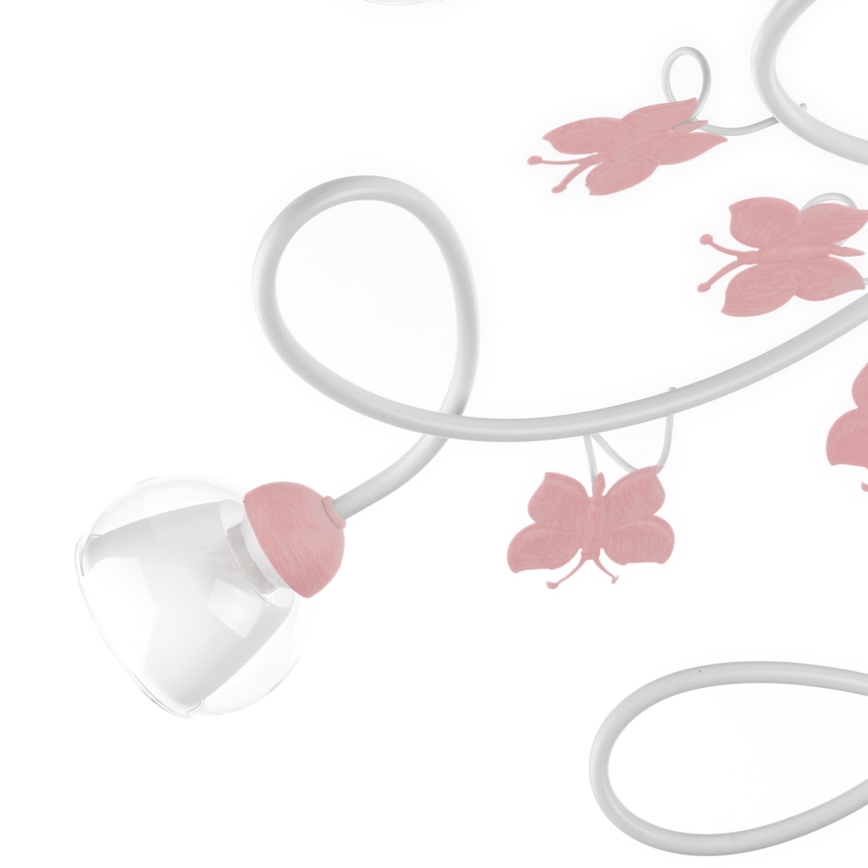 ONLI - Tvirtinamas vaikiškas sietynas BUTTERFLY 5xE14/6W/230V