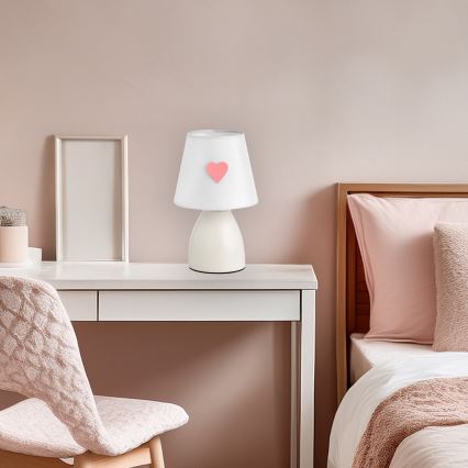 ONLI - Vaikiška stalinė lempa TITTA 1xE14/6W/230V 20 cm balta