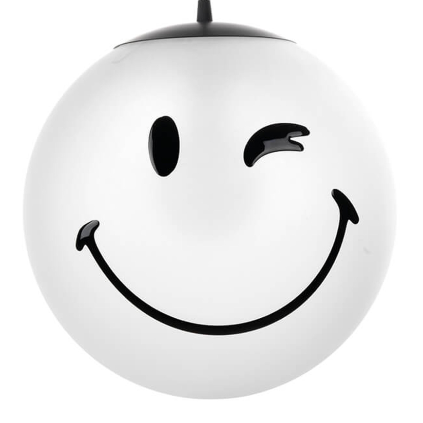 ONLI - Vaikiškas pakabinamas šviestuvas ant laido SMILEY 1xE27/15W/230V balta