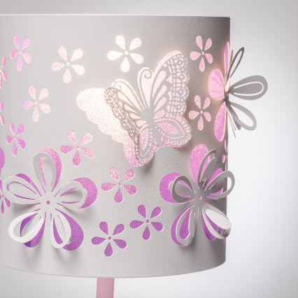 ONLI - Vaikiškas šviestuvas TITILLA 1xE14/6W/230V 22 cm violetinė/balta