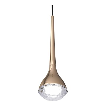 Open Design OR80315 - CRIMA LED liustra ant laido, 7W/230V, rožinio aukso