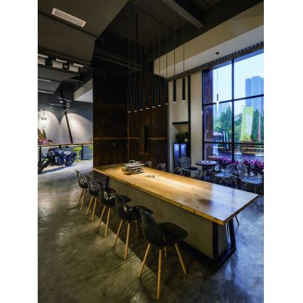 Open Design OR80803 - Pakabinamas šviestuvas ant laido SLIMI 1xG9/3,5W/230V juodas