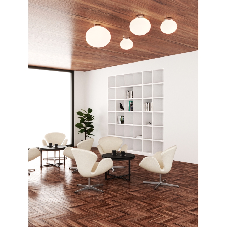 Open Design OR81169 - Lubinis šviestuvas PALLA 1xE27/12W/230V skersmuo 40 cm blizgus chromas