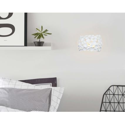 Open Design OR81466 - Sieninis šviestuvas CARERA 1xG9/7W/230V baltas