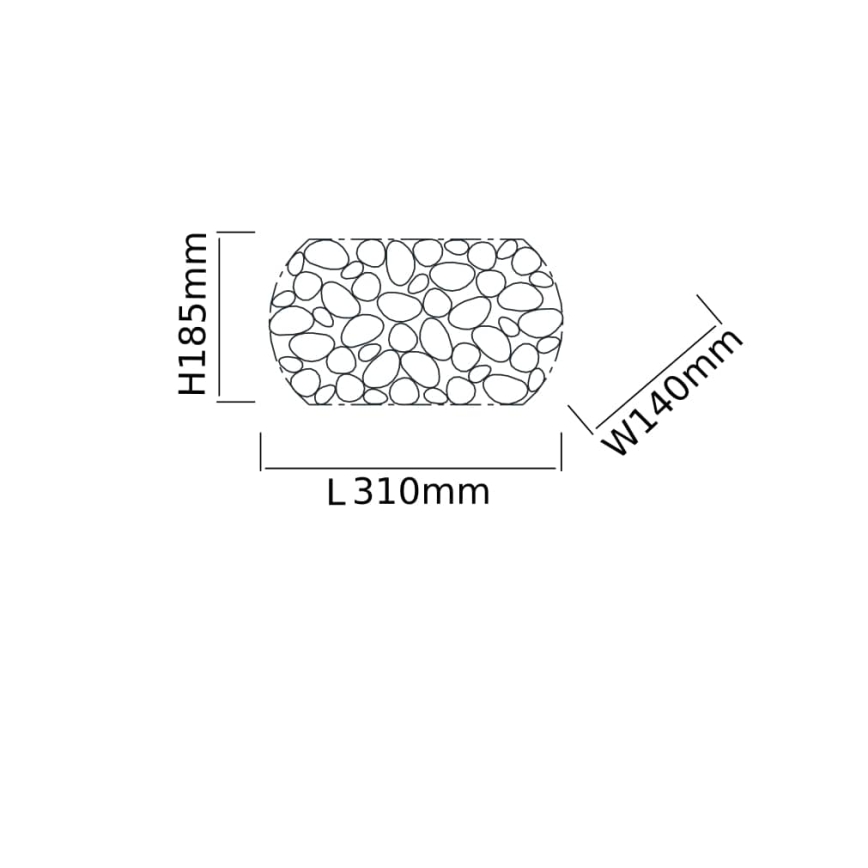 Open Design OR81473 - Sieninis šviestuvas CARERA 1xG9/7W/230V blizgus chromas