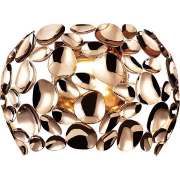 Open Design OR81480 - Sieninis šviestuvas CARERA 1xG9/7W/230V rožinio aukso