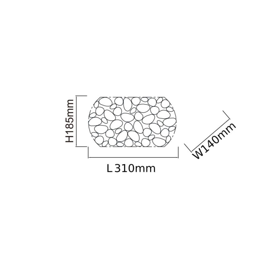 Open Design OR81480 - Sieninis šviestuvas CARERA 1xG9/7W/230V rožinio aukso