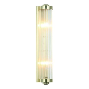 Open Design OR81572 - Žalvarinis sieninis šviestuvas FIATTO 2xE14/12W/230V
