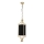 Open Design OR84108 - Liustra su grandine LUNGA 1xE27/15W/230V auksinė/juoda