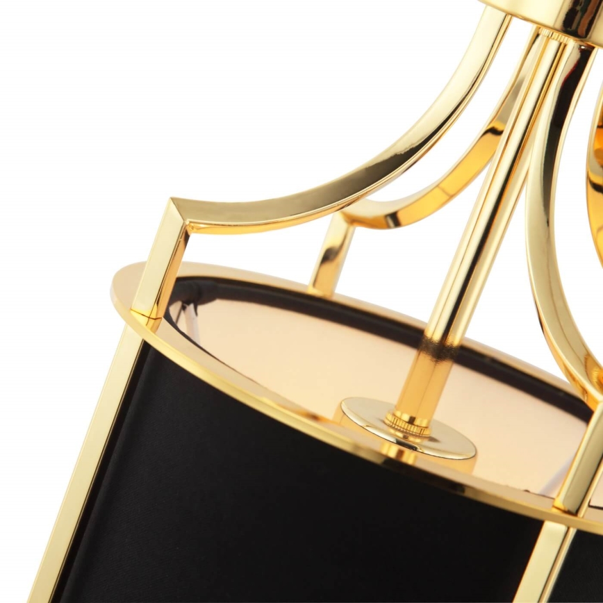 Open Design OR84108 - Liustra su grandine LUNGA 1xE27/15W/230V auksinė/juoda