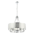 Open Design OR84375 - Pakabinama liustra ant grandinės VERNO 6xE14/12W/230V skersmuo 55 cm blizgus chromas