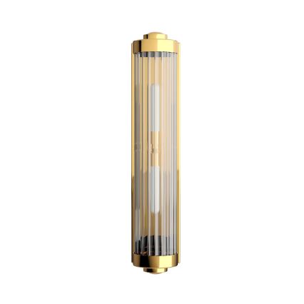 Open Design OR84481 - Vonios kambario sieninis šviestuvas FUMI 2xG9/8W/230V IP44 rožinio aukso spalvos