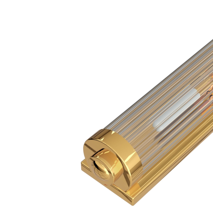 Open Design OR84481 - Vonios kambario sieninis šviestuvas FUMI 2xG9/8W/230V IP44 rožinio aukso spalvos