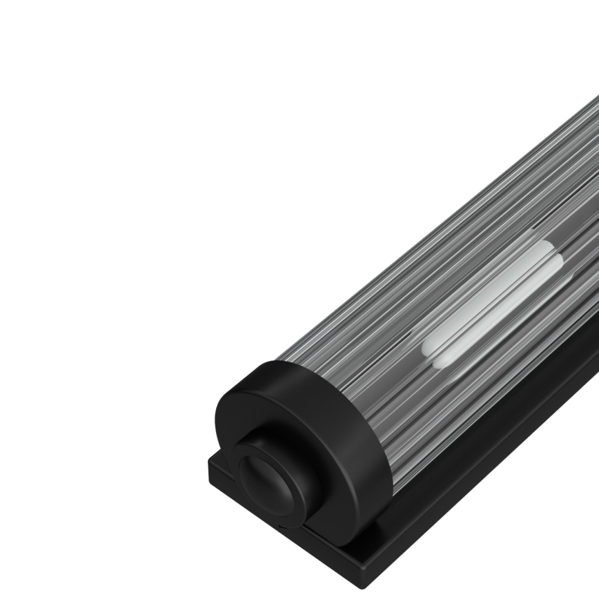 Open Design OR84498 - Vonios sieninis šviestuvas FUMI 2xG9/8W/230V IP44 juodas