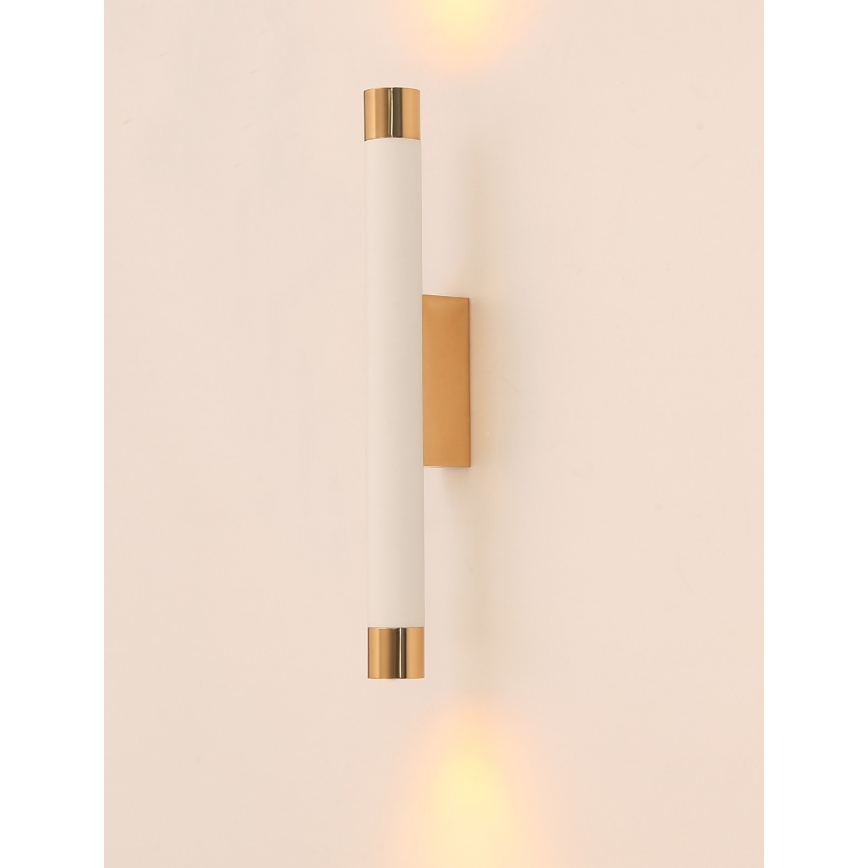 Open Design OR84559 - Sieninis šviestuvas Q 2xG9/3,5W/230V balta/auksinė