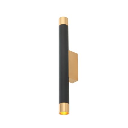 Open Design OR84573 - Sieninis šviestuvas Q 2xG9/3,5W/230V juodas/auksinis