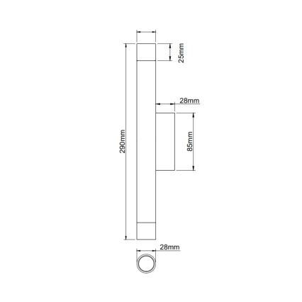 Open Design OR84573 - Sieninis šviestuvas Q 2xG9/3,5W/230V juodas/auksinis
