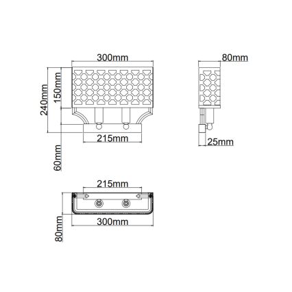 Open Design OR84603 - Sieninis šviestuvas VERNO 2xE14/12W/230V, iš žalvario