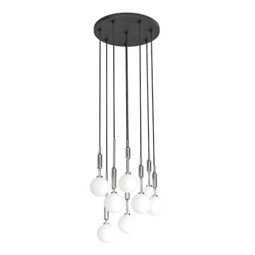 Open Design OR85327 - Pakabinamas šviestuvas ant laido ERO 8xG9/8W/230V blizgi chromo apdaila