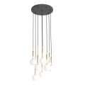 Open Design OR85334 - Pakabinamas šviestuvas ant laido ERO 8xG9/8W/230V auksinis