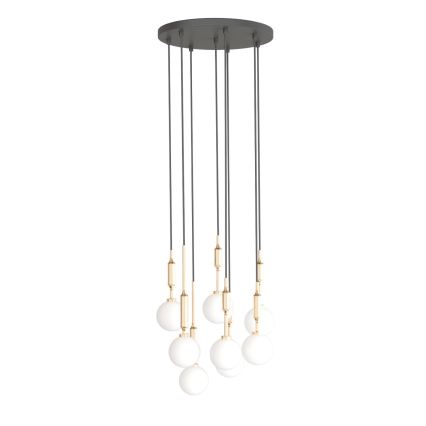 Open Design OR85334 - Pakabinamas šviestuvas ant laido ERO 8xG9/8W/230V auksinis