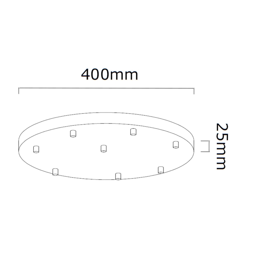 Open Design OR85334 - Pakabinamas šviestuvas ant laido ERO 8xG9/8W/230V auksinis