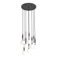Open Design OR85341 - Pakabinamas šviestuvas su laidu ERO 8xG9/8W/230V juodas