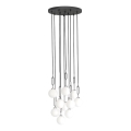 Open Design OR85358 - Pakabinamas šviestuvas ant troselio ERO 10xG9/8W/230V blizgus chromas