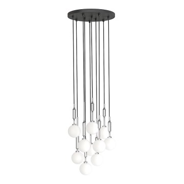 Open Design OR85358 - Pakabinamas šviestuvas ant troselio ERO 10xG9/8W/230V blizgus chromas