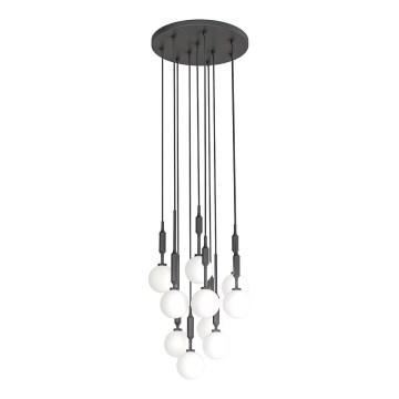 Open Design OR85372 - Pakabinama liustra ant troselio ERO 10xG9/8W/230V juoda