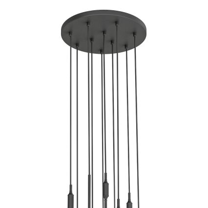 Open Design OR85372 - Pakabinama liustra ant troselio ERO 10xG9/8W/230V juoda