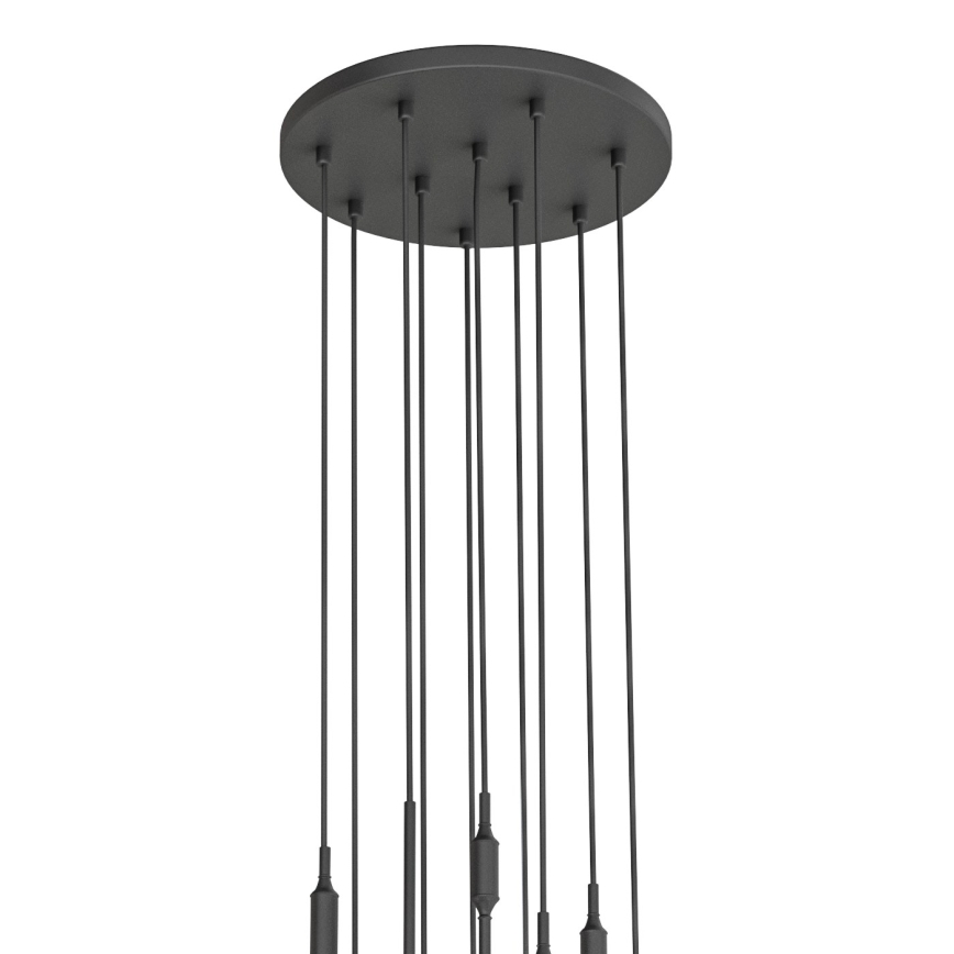 Open Design OR85372 - Pakabinama liustra ant troselio ERO 10xG9/8W/230V juoda