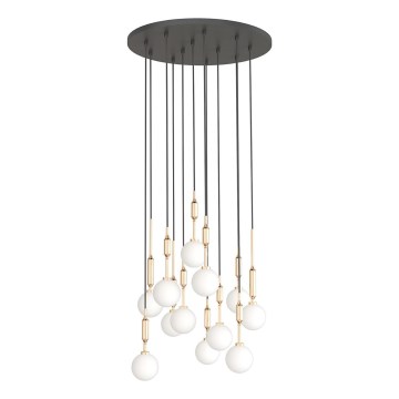 Open Design OR85396 - Kabanti liustra ERO 12xG9/8W/230V, aukso spalvos