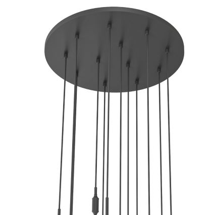 Open Design OR85402 - Pakabinamas šviestuvas ant laido ERO 12xG9/8W/230V juodas