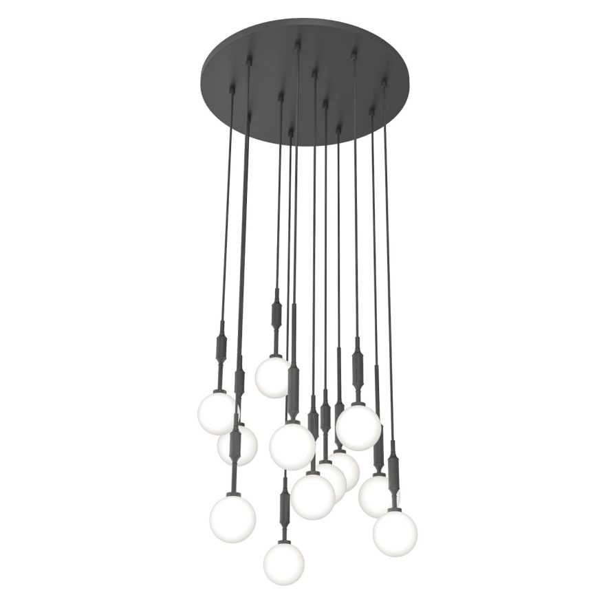 Open Design OR85402 - Pakabinamas šviestuvas ant laido ERO 12xG9/8W/230V juodas