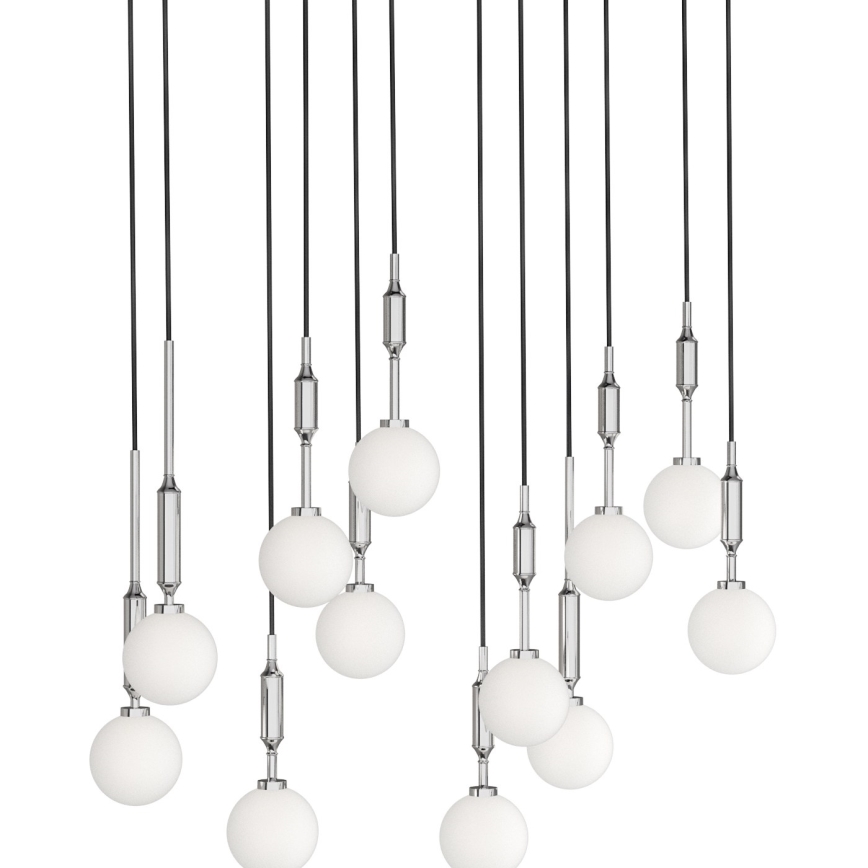 Open Design OR85440 - Pakabinama liustra su laidu ERO 12xG9/8W/230V, blizgus chromas