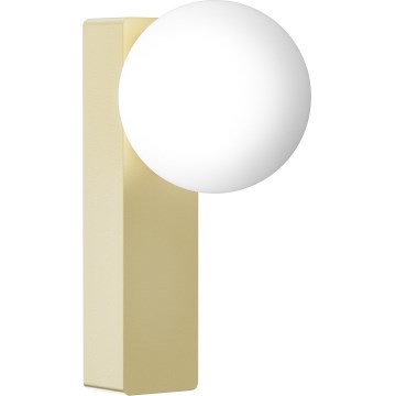 Open Design OR85532 - Sieninis vonios kambario šviestuvas BOLETTA 1xG9/8W/230V IP44 žalvaris