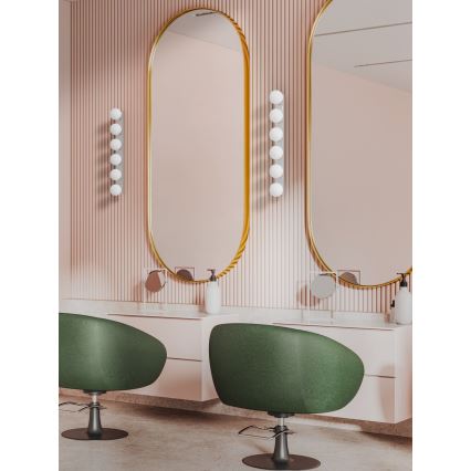 Open Design OR85693 - Vonios sieninis šviestuvas MERINO 6xG9/8W/230V 61 cm IP44 blizgus chromas