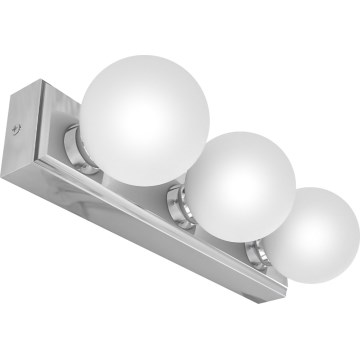 Open Design OR85709 - Vonios sieninis šviestuvas MERINO 3xG9/8W/230V 30 cm IP44 blizgus chromas