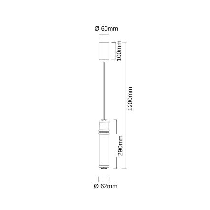 Open Design OR85730 - LED liustra ant laido OMI LED/10W/230V blizgus chromas