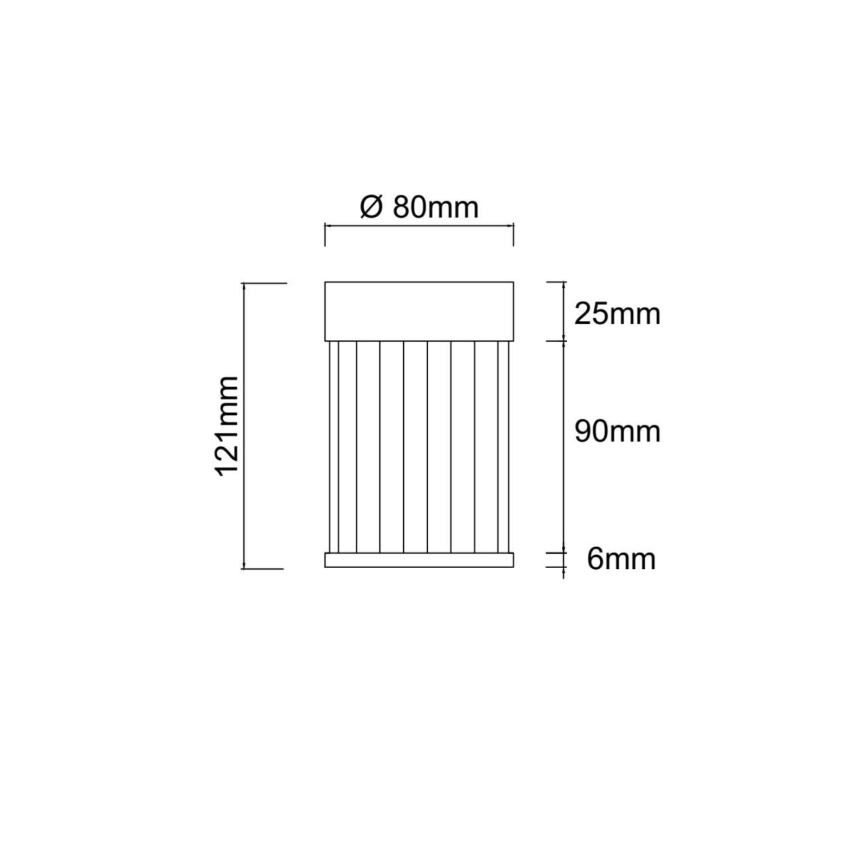 Open Design OR86089 - Taškinis šviestuvas FIATTO 1xG9/8W/230V rožinio aukso